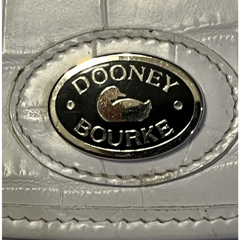 Rare White Vintage Dooney & Bourke Bayou Collection large flap shoulder purse - Picture 5 of 16